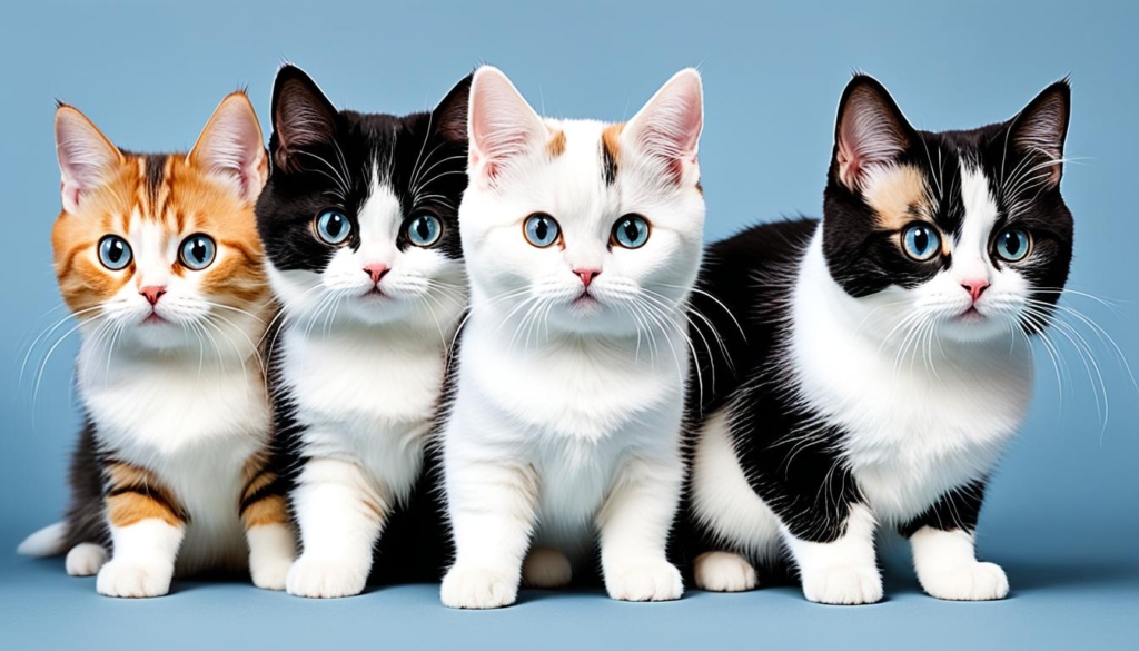 Munchkin cat breed variations